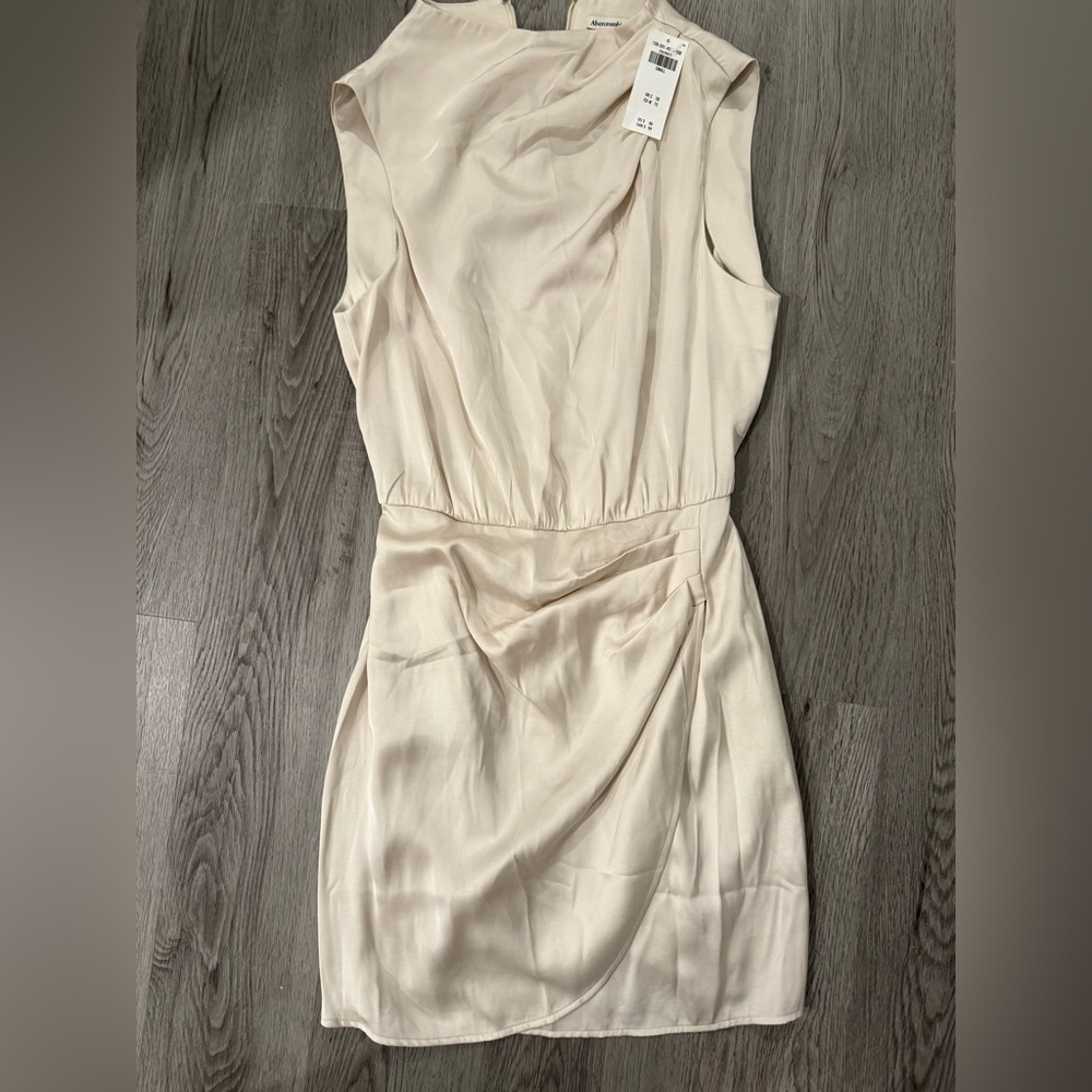Abercrombie & Fitch Cream Mini Dress